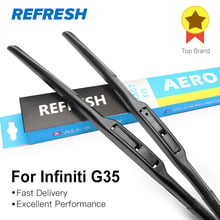 REFRESH Hybrid Wiper Blades for Infiniti G35 Fit hook Arms 2024 - buy cheap