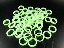 New Quality 50pcs/lot Luminous Toy Concert Props Ring Green Fluorescence Tricky Toys Children Toy 2024 - buy cheap