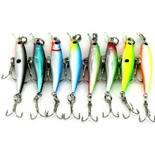 20 pçs 5cm 2.1g iscas de pesca de plástico duro minnow wobble manivela baixo carpa peche iscas pesca pesca tackles 2024 - compre barato