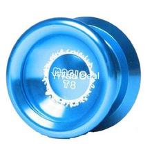 Free shipping New Blue Yoyo ball Magic YoYo T8 Shadow Aluminum Professional Yo-Yo 2024 - buy cheap