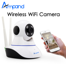 Ampand Dois Antena HD Câmera de Segurança IP Sem Fio Wifi IR-Cut Night Vision Vigilância Gravação Rede Indoor Monitor Do Bebê 2024 - compre barato