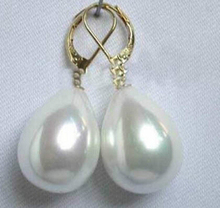Bela jóia 13mm branco concha pérola brincos linda nobreza fina senhora brincos femininos 2024 - compre barato