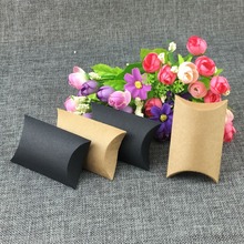 300pcs Pillow Wedding Party Favor Paper Gift Box Candy Boxes Supply Accessories Favour Kraft Paper Gift Boxes 2024 - buy cheap
