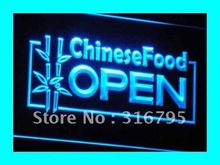 i013 OPEN Chinese Food Displays Cafe LED Neon Light Light Signs On/Off Switch 20+ Colors 5 Sizes 2024 - buy cheap