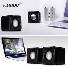 Kebidu mini caixa de som portátil, reprodutor de música e áudio usb para iphone, mp3, pc e laptop, 2018 2024 - compre barato