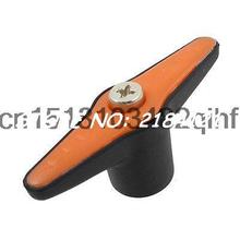 Оранжевый T образный регулируемый 5 мм x 2 мм рычаг ручки резьбы 2024 - купить недорого