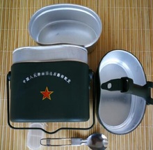 Уличная Посуда Новый стиль набор посуды кемпинг в диком пикнике Портативный Ланч-бокс 2024 - купить недорого
