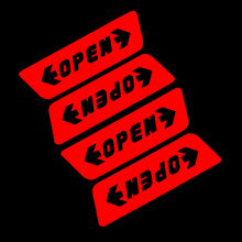 4pcs/set styling Reflective Door Open Warning Stickers for KIA Rio K2 K3 K4 K5 KX3 KX5 Cerato,Soul,Forte,Sportage R,Sorento 2024 - buy cheap