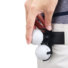1pcs  Sale Durable Golf Ball Holder Clip Prop Golfing Sporting Training Accessory Plastic Black  Newest 2024 - buy cheap