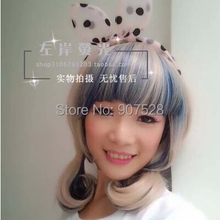 Japanese Harajuku Zipper SNAP ayumi mani Short Cosplay Full Wig+Free wig cap 2024 - buy cheap