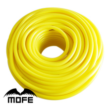Tubo da mangueira do silicone do vácuo do estilo do carro diâmetro amarelo da tubulação: 6mm 15m interno 2024 - compre barato
