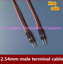 NEW  100PCS  2.54mm  2P male terminal line  electronic line  24AWG  2P connecting line 100mm 2024 - buy cheap