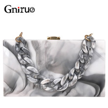 Art Ink Painting Acrylic Clutch Bags Retro Style Evening Clutch Bag Chain Women Shoulder Crossbody Bags Handbags Pruses 2024 - buy cheap