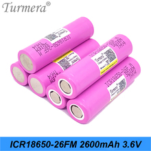 Icr18650-26fm recargable para destornillador, batería original 18650, 26F, 2600mah, 3,6 v 2024 - compra barato