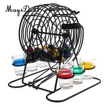 1 Set Bingo Lottery Machine Drinking Game Party/Home/Pub Entertainment Game for Camping Traveling Boating Family Games Supplies 2024 - buy cheap