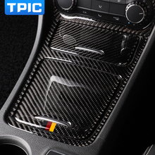TPIC Carbon Fiber Central Control Panel Stickers Decoration Trim Car Covers For Mercedes A Class CLA GLA 2013-2018 Accessories 2024 - buy cheap