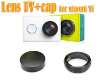 Tampa Da Lente protetora Set, 25mm lente filtro UV + tampa da lente para Xiaomi yi, xiaoyi esporte Acessórios para câmara 2024 - compre barato
