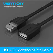 Vention USB 2,0 кабель USB2.0 УДЛИНИТЕЛЬ для мужчин и женщин Cabo USB кабели для передачи данных настольный компьютер, принтер, камера, мышь, игровой контроллер 2024 - купить недорого