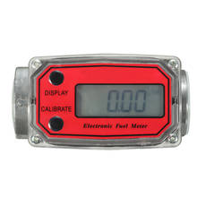 Digital Fuel Water Flow Meter Sensor Indicator Gauge Diesel Gasoline Methanol Alcohol Caudalimetro Flowmeter Counter 10-120L/Min 2024 - buy cheap