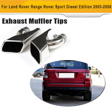 Stainless Steel Exhaust Pipe Tips Tail Pipes Tips for Land Rover Range Rover Sport Diseal 2005 - 2008 Car Muffler Exhaust Tips 2024 - buy cheap