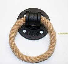 2Pieces/Lot Diameter:7cm  American Creative Flange Ring Door Handle Hemp Rope Furniture Handle 2024 - buy cheap