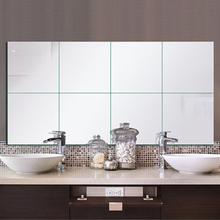 9 шт./компл. 14,8x14,8 см 3D Квадратные Зеркальные настенные наклейки для плитки, наклейки, украшение для дома, комнаты «сделай сам» для гостиной, крыльца 2024 - купить недорого