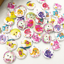 New 25/50pcs Elephant Decoration Wood Buttons 20mm Sewing WB184 2024 - buy cheap