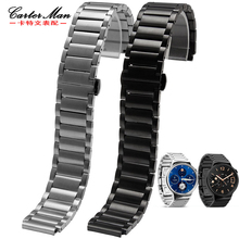 Correa de acero inoxidable de alta calidad para Huawei watch1 honor S1, pulsera inteligente de 21x18mm 2024 - compra barato
