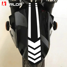 34cm Motorcycle Wheel Fender Stickers Motorbike Reflective Decoration Waterproof Car Decals Personality Motor Accessories 2024 - buy cheap