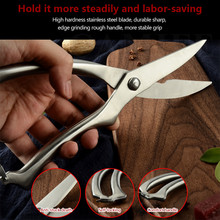 DAMASK Powerful Stainless Steel Knife Poultry Kitchen Chicken Bone Scissor With Safe Lock Cutter Cook Tool Shear Cut Fish Duck 2024 - buy cheap