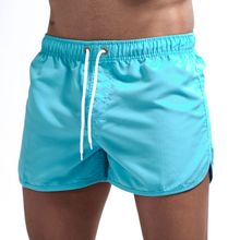 JOCKMAIL-pantalones cortos ajustados para hombre, pantalón de playa liso para el hogar, 14 colores, M-2XL, verano, vacaciones, novedad de 2019 2024 - compra barato