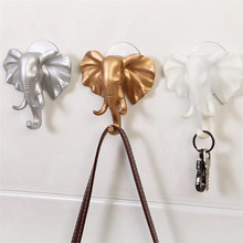 Elephant Head Self Adhesive Wall Door Hook Hanger for Bag Keys Sticky Holder Kitchen Bathroom Storage Rack 9125# 2024 - buy cheap