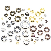 200pcs/pack Metal Eyelets Grommets 10MM 13MM for Leather Craft DIY Scrapbooking Shoes Fashion Practical Accessories 2024 - buy cheap
