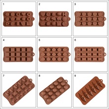 Multiple Styles Silicone Chocolate Mold Heart Rose Candy Bar Fondant Molds Creative Cake Decorating Tools for Baking Accessories 2024 - buy cheap