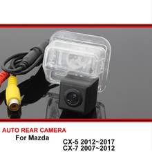 Для Mazda CX-5 2012 ~ 2017 CX-7 2007 ~ 2012, Автомобильное зеркало заднего вида с функцией ночного видения, резервное копирование, HD CCD 2024 - купить недорого
