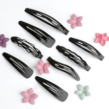12Pcs/Pack New Cute Simple Black Hair Clips Multi Style Girls Hairpins BB Clips fit For Womens Hairgrips Hair Accessories 2024 - buy cheap