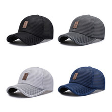 Gorras de béisbol de talla ajustable para hombre, gorra con ventilación, Snapback, malla transpirable, para mujer 2024 - compra barato