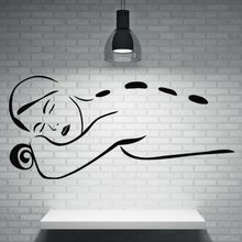 Free shipping DIY vinyl Spa Beauty Salon Relaxation Meditation Wall Sticker Home Decor Vinyl Decals Wall Paper Wall art 2024 - buy cheap