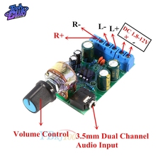 TDA2822 TDA2822M Amplifier Board DC 1.8V-12V 2.0 Channel Stereo Mini AUX Audio Amplifier Module AMP with 50K Ohm Potentiometer 2024 - buy cheap