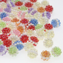 CHONGAI 100Pcs Blend Color AB Beads Round Beads Fit Europe Beads Jewelry Making 11mm 2024 - buy cheap