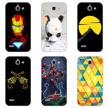 For Huawei Ascend G730 Case Hard Plastic Back Cover Cases For Huawei G730 Painting Abstract Hard Cases Patterned Shell Skin 2024 - buy cheap