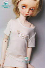 BJD doll clothes fits 1/4 BJD doll fashion Casual wild long T-shirt 2024 - buy cheap