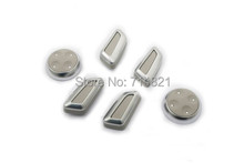 Alu Brushed Tip Power Seat Control Switch Cover Grey 1Set Brand NEW For Audi A4 B8 for A5 2024 - buy cheap