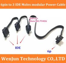 IDE Molex Modular PCI-E de 6 pines a 3 IDE / 4 Cable de alimentación, 4 pines, para Corsair HX1050, HX850, HX750, HX650 2024 - compra barato