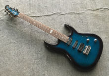 Shelly nova loja personalizada de fábrica, instrumentos musicais de violão elétrico com bateria de 9v azul luke e 3 2024 - compre barato