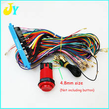 Jamma Harness with 5 6 action button wires Jamma 28 pin with 5 6 buttons wires for arcade game machine cabinet accessories 2024 - buy cheap