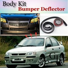 For Chevrolet Lanos Bumper Lip Lips / Car Lip Shop Spoiler For Car Tuning / TOPGEAR Body Kit + Car Scratch Proof Adhesive Strip 2024 - buy cheap
