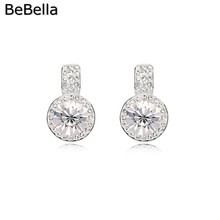 BeBella-pendientes con pasador de cristal para chica y mujer, joyería a la moda, regalo para amantes, regalo de cumpleaños y Navidad 2024 - compra barato