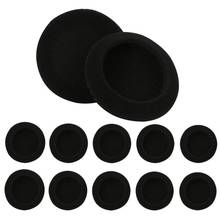 10 pcs 40mm Foam Pads Black Soft Ear Pad Sponge Earpads Headphone Cover For Headset Wholesale dropshipping supplier 2024 - buy cheap