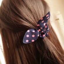 5 Pcs/lot Hair Accessories Cute Bunny Girl Flower Hair Clip Headband Rabbit Ears Dot Hairband Elastic Hair Band 2024 - buy cheap